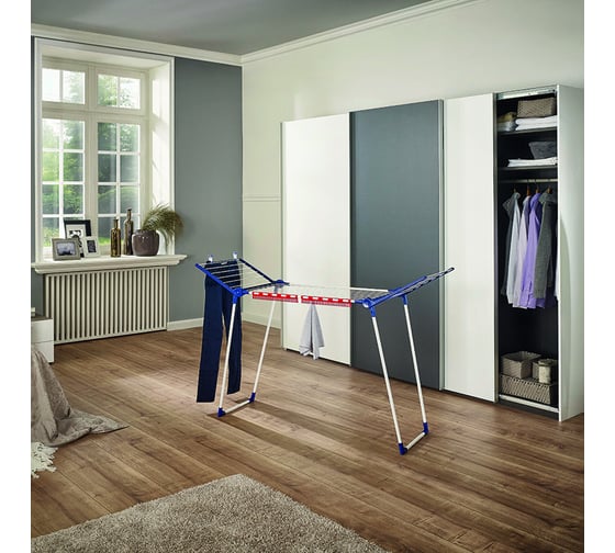 Напольная сушилка для белья Leifheit Pegasus 150 Solid Slim 81570