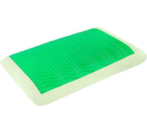 Подушка Arya Home arya memory foam с гелевой вставкой из зеленого чая, 70x40x13, green tea 8680943224255