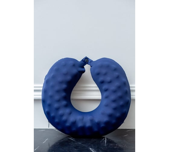 Подушка Arya Home arya для путешествия, 30x30x9, memory foam, boomble темно-синий 8680943224217 1