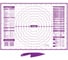 Силиконовый коврик для раскатки/запекания DASWERK 46x66 см, фиолетовый 608427 1