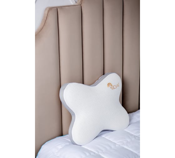 Подушка Arya Home arya memory foam в форме бабочки, 55x45x10, papillon белый 8680943224590 1