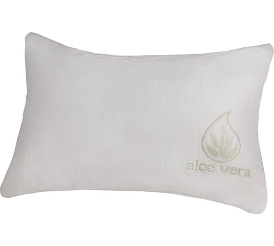 Подушка Arya Home arya алоэ вера, memory foam, 66x46, aloe vera белый 8680943224620
