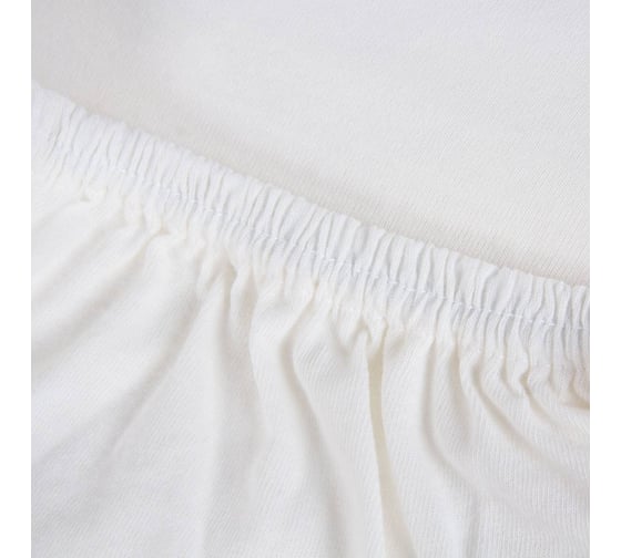 Хлопковая простынь Arya Home arya 160x200+20, экрю 8680943057761