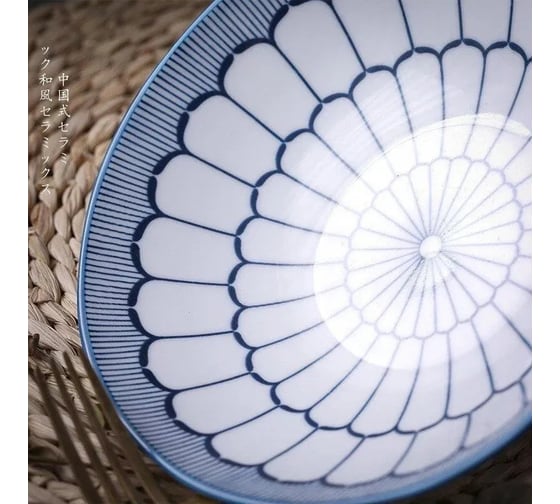 Набор тарелок ZDK Kitchen Japanese Collection, 2 шт, цвет голубой, диаметр 20 см 371106-SET2