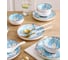 Набор тарелок ZDK Kitchen Japanese Collection, 4 шт, цвет голубой, диаметр 18 см Цветочки 371594-4 3