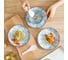 Набор тарелок ZDK Kitchen Japanese Collection, 4 шт, цвет голубой, диаметр 18 см Цветочки 371594-4 7