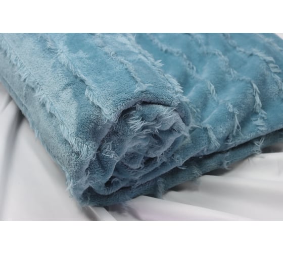 Плед AMETISTHOME luciano aqua 220x210 LUCIANOaqua220х210