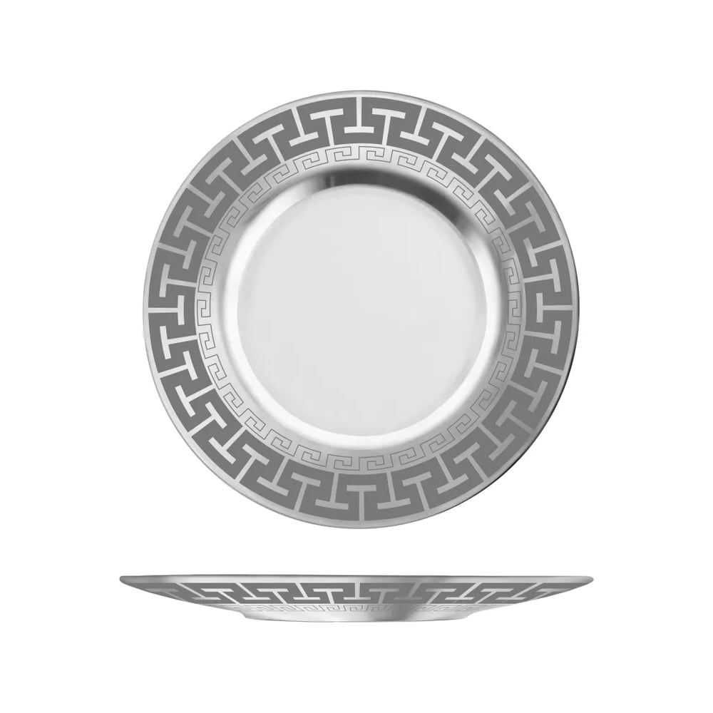Тарелка с узором Promsiz Греческий узор 1 шт., диаметр 220 мм EAV03-335 ...