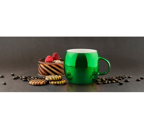 Кружка Asobu Sparkling mugs 0.38л, зеленая MUG 550 green