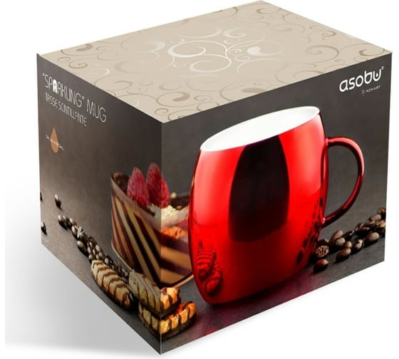 Кружка Asobu Sparkling mugs 0.38л, зеленая MUG 550 green