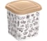 Емкость для сыпучих продуктов IDILAND 1.1 л с декором бежевый 221155727/01 1