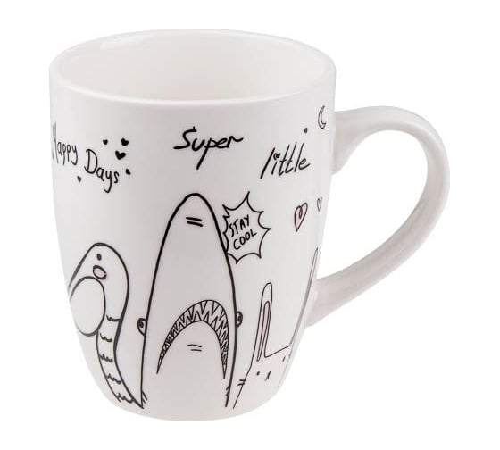 Керамическая кружка PERFECTO LINEA 360 мл Funny Animals-4 30-063224 1