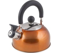 Чайник PERFECTO LINEA со свистком 1.5 л оранжевый металлик Holiday 52-112014