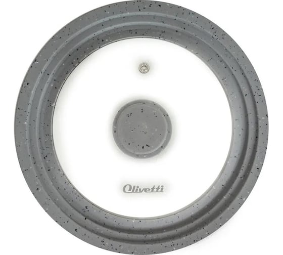 Крышка для сковородок OLIVETTI GLU24, grey marble 1