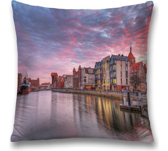 Декоративная наволочка JoyArty Водный город на молнии, 45x45 см  sl_244865 1