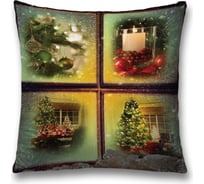 Декоративная наволочка JoyArty Праздничный уют на молнии, 45x45 см  sl_378757
