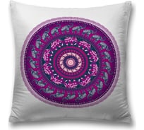 Декоративная наволочка JoyArty Фиолетовая мандала на молнии, 45x45 см  sl_378621