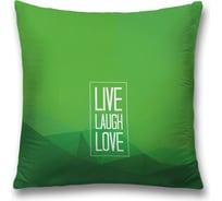 Декоративная наволочка JoyArty Живи.Смейся.Люби на молнии, 45x45 см  sl_378480
