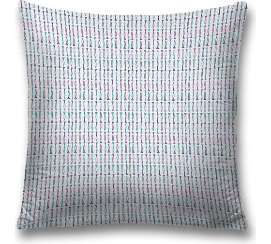 Декоративная наволочка JoyArty Много рыбок на молнии, 45x45 см  sl_378399 1