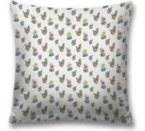 Декоративная наволочка JoyArty Кактусы и цветы на молнии, 45x45 см  sl_378377