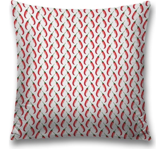 Декоративная наволочка JoyArty Острые перчики на молнии, 45x45 см  sl_378378 1