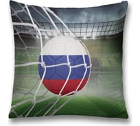 Декоративная наволочка JoyArty Эффектный гол на молнии, 45x45 см  sl_378786