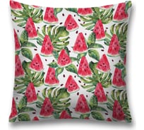 Декоративная наволочка JoyArty Спелые арбузные дольки на молнии, 45x45 см  sl_378381