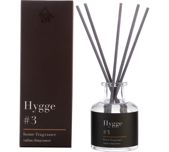 Аромат для дома ARIDA HOME Хюгге №3 Табак/Бергамот 50 мл АР 100-016 1