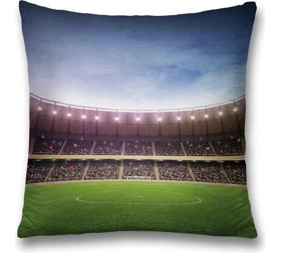 Декоративная наволочка JoyArty Стадион со зрителями на молнии, 45x45 см  sl_378792 1