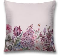Декоративная наволочка JoyArty Цветы акварелью на молнии, 45x45 см  sl_378488