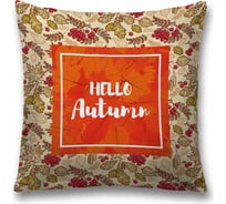 Декоративная наволочка JoyArty Привет,осень на молнии, 45x45 см  sl_378447