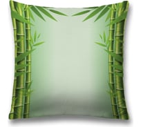 Декоративная наволочка JoyArty Бамбуковые стены на молнии, 45x45 см  sl_294544