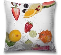 Декоративная наволочка JoyArty Фруктовое купание на молнии, 45x45 см sl_378805