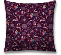 Декоративная наволочка JoyArty Новогодний олень на молнии, 45x45 см  sl_378418