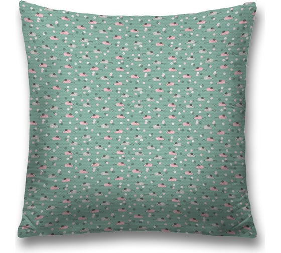 Декоративная наволочка JoyArty Мышата на молнии, 45x45 см  sl_378423 1