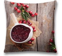 Декоративная наволочка JoyArty Ягодный мусс на молнии, 45x45 см  sl_378821