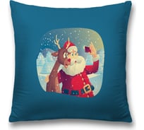 Декоративная наволочка JoyArty Новогоднее селфи на молнии, 45x45 см sl_378470