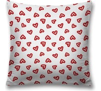 Декоративная наволочка JoyArty Нарисованные сердца чехол на молнии, 45x45 см sl_422715