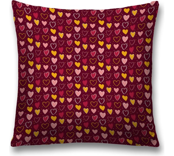 Декоративная наволочка JoyArty Изобилие любви чехол на молнии, 45x45 см sl_422658 1