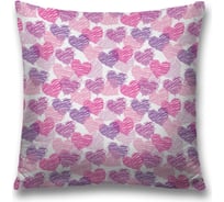 Декоративная наволочка JoyArty Мелковые сердечки чехол на молнии, 45x45 см sl_422623