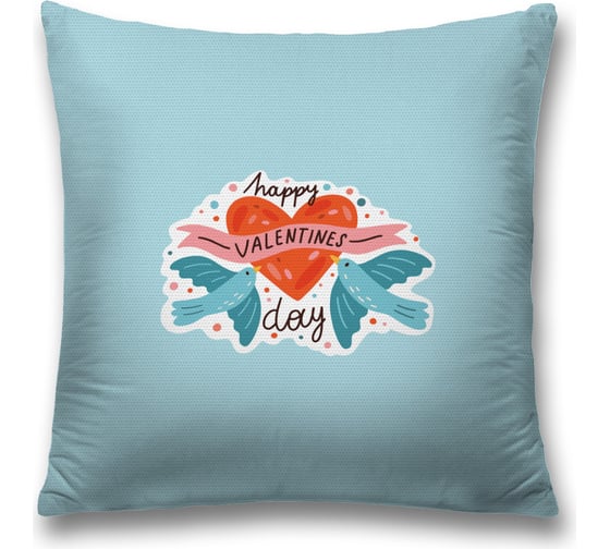 Декоративная наволочка JoyArty Любовь и голуби чехол на молнии, 45x45 см sl_422671 1