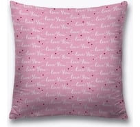 Наволочка декоративная "love you" чехол на молнии, 45x45 см JOYARTY sl_422655