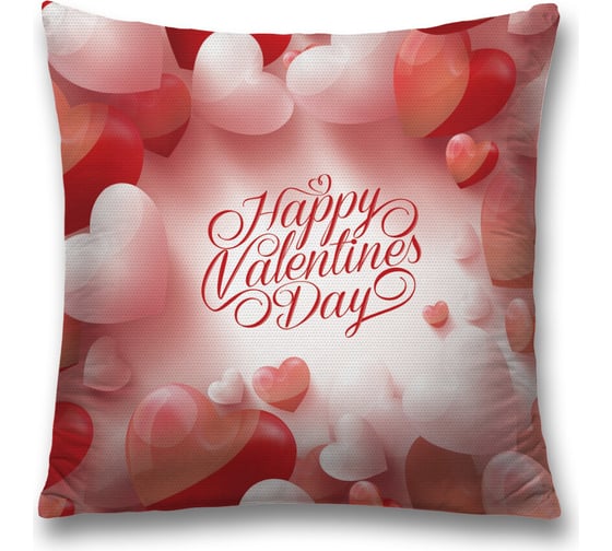 Декоративная наволочка JoyArty Праздник сердец чехол на молнии, 45x45 см sl_422707