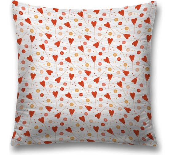 Декоративная наволочка JoyArty Сладкое сердце чехол на молнии, 45x45 см sl_422683 1