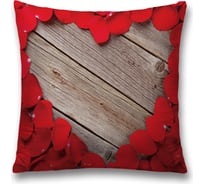 Декоративная наволочка JoyArty Сердце из роз чехол на молнии, 45x45 см sl_422709