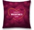 Наволочка декоративная "Happy Valentine's Day" чехол на молнии, 45x45 см JOYARTY sl_422681 1