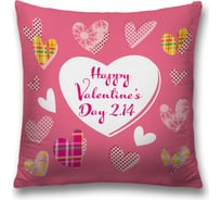 Декоративная наволочка JoyArty Стильные сердечки чехол на молнии, 45x45 см sl_422675