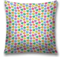 Декоративная наволочка JoyArty Радуга сердец чехол на молнии, 45x45 см sl_422645
