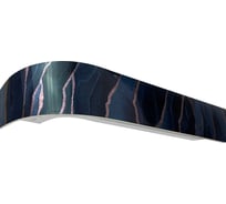 Карниз Эскар классика в сборе 2-х рядный, оникс синий, 7 см, 2,4 м, 143440240