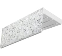 Карниз Эскар эконом+ в сборе 3-х рядный, бетон кайре, 7 см, 3,5 м, 144430350